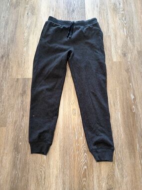 Classic Black Fleece Jogger Pants